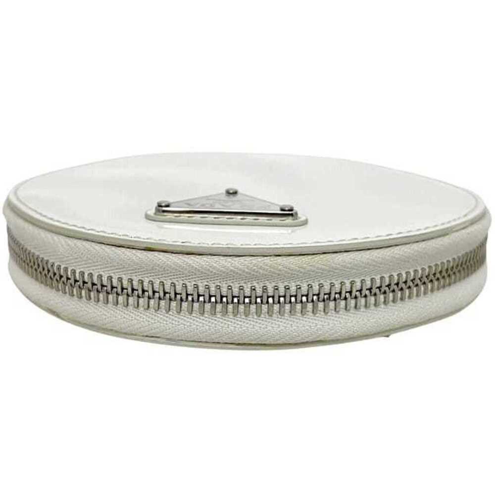 PRADA White Leather Pochette Shoulder Bag - Picture 5 of 11